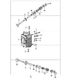 cylinder head 911 1978-83