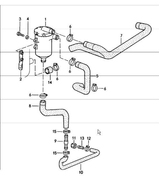 Diagram 104-01 Porsche Cayenne S V8 4.8L Gasolina 400 CV Motor