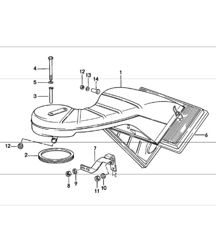 filtro aria 911 TURBO 1978-83