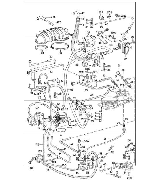 Diagram 107-10 Porsche 911/912 (1965-1989) Motor