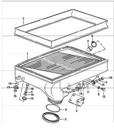 charge air cooler 911 TURBO 1978-83