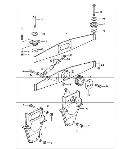 Diagram 109-00 Porsche 964 (911) C2 1989-93 Motor