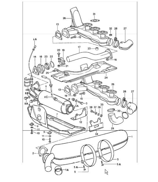 Diagram 202-00 Porsche Cayenne Turbo V8 4.0L Gasolina 550 CV 