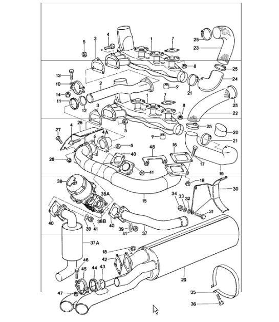 Diagram 202-10 Porsche Panamera 4 E-Hybrid 2.9L V6 