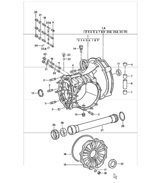 Diagram 302-00 Porsche Cayenne Turbo S E-Hybrid V8 4.0L 550Hp 