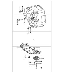 sospensione trasmissione SPM - G 925/16 - 911 1978-83