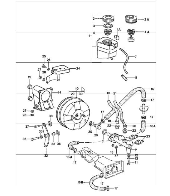 Diagram 604-00 Porsche Cayman 987C/981C (2005-2016) Ruedas, Frenos