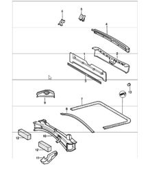 frame rear 911 1978-83