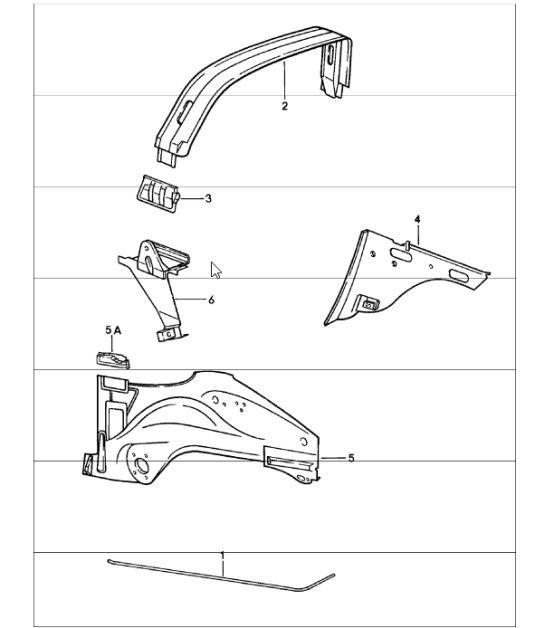 Diagram 801-25 Porsche 911 和 912（1965-1989）  车身