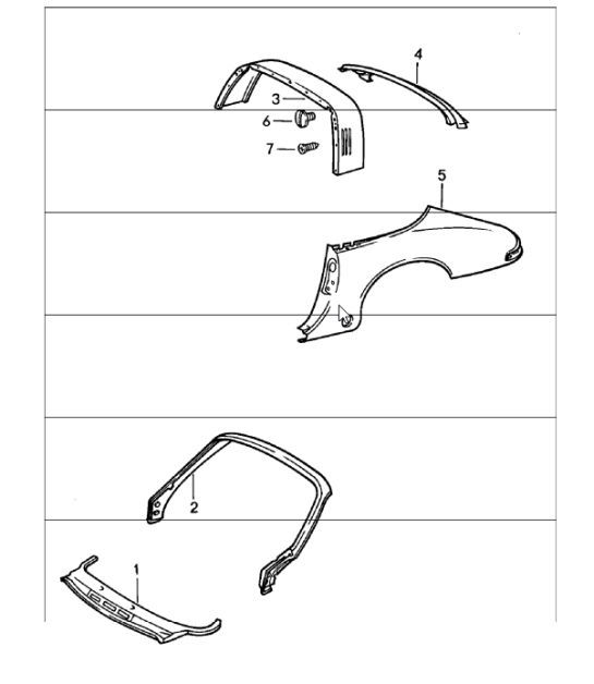 Diagram 801-40 Porsche 911 1978-1983 3.0L/SC Carrozzeria