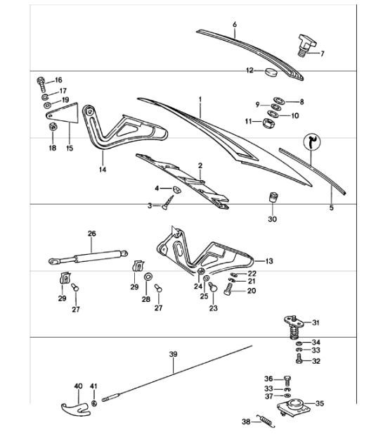 Diagram 803-05 Porsche 918 Spyder 2014-2015 