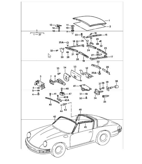 Diagram 811-05 Porsche Macan Turbo 2.9L V6 440马力 