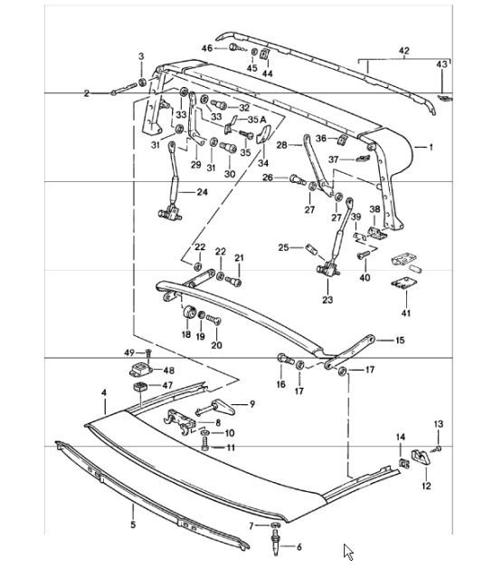 Diagram 811-12 Porsche 911/912 (1965-1989) Carrosserie