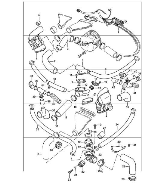 Diagram 813-10 Porsche Cayenne V6 3.0L Diesel 245 CV Carrozzeria