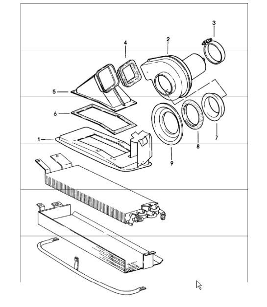 Diagram 813-50 Porsche 911/912 (1965-1989) Carrozzeria