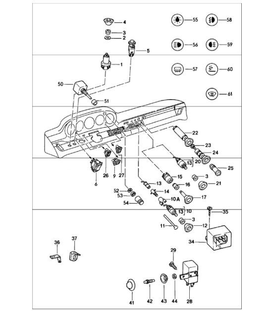 Diagram 903-05 Porsche 991 Turbo 3.8L (520 CV) Equipo eléctrico