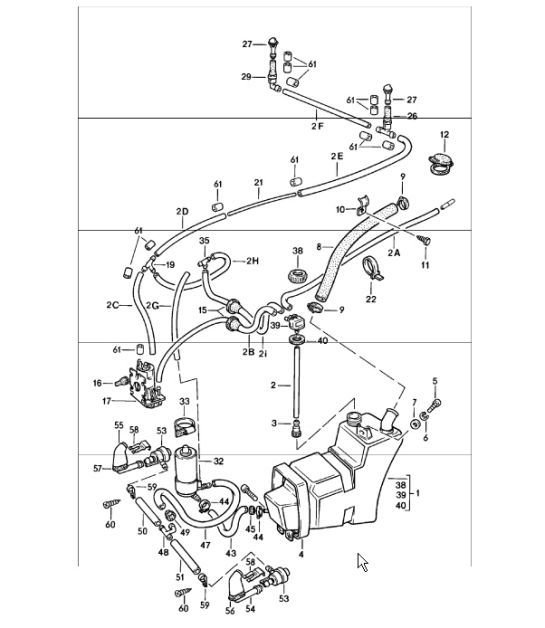 Diagram 904-15 Porsche Cayman 987C/981C (2005-2016) Équipement électrique