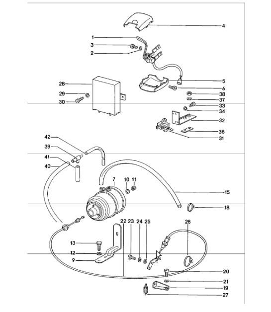 Diagram 907-00 Porsche Cayenne MK2 (957) 2007-2010 Materiale elettrico