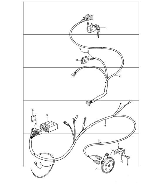 Diagram 910-00 Porsche Carrera GT (2003-2006) 