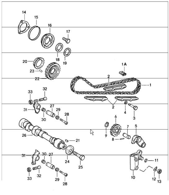 Diagram 103-10 Porsche 992 Carrera 2 3.0L Cabriolet 