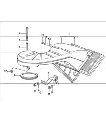 Filtro aria 911 TURBO 930.66/68 1984-86