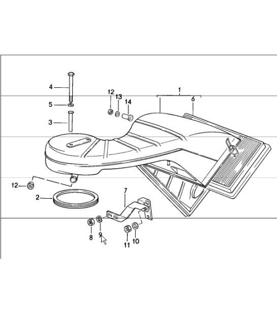 Diagram 106-05 Porsche Cayenne S 4.5L V8 2003>> Engine