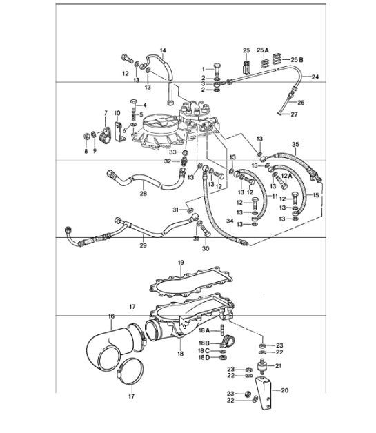 Diagram 107-35 Porsche Cayenne S 4.5L V8 2003>> Engine