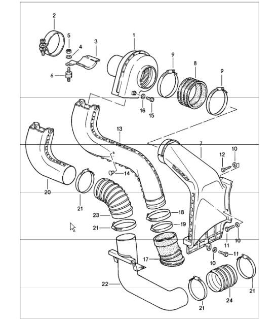 Diagram 108-07 Porsche Cayenne Coupé Turbo GT V8 4.0L 640Hp 
