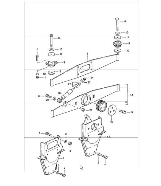 Diagram 109-00 Porsche 992 Carrera 2 3.0L