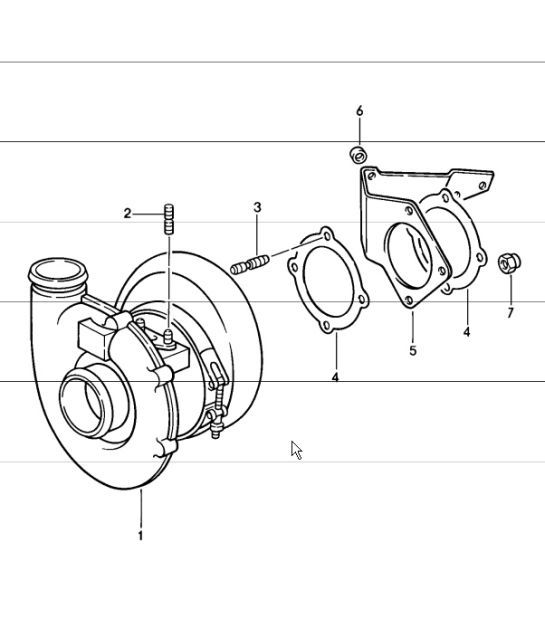 Diagram 202-16 Porsche Cayenne 3.2L V6 2003>> Fuel System, Exhaust System