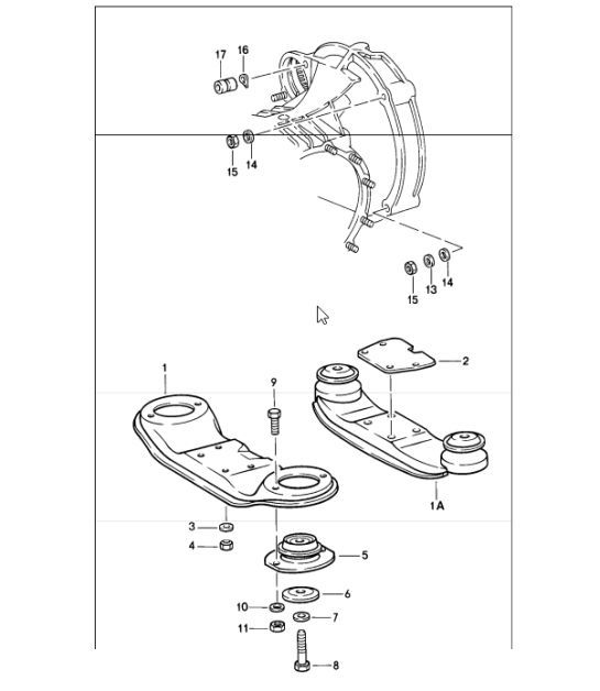 Diagram 306-00 Porsche Cayman 718C (982C) 2017>> Transmission
