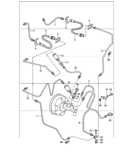 Diagram 604-05 Porsche 997（911）MK2 2009-2012 车轮、制动器