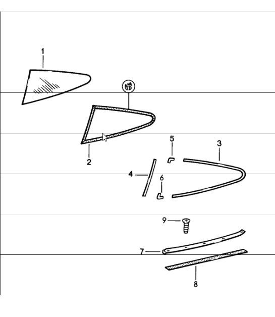 Diagram 805-05 Porsche 911 和 912（1965-1989）  车身