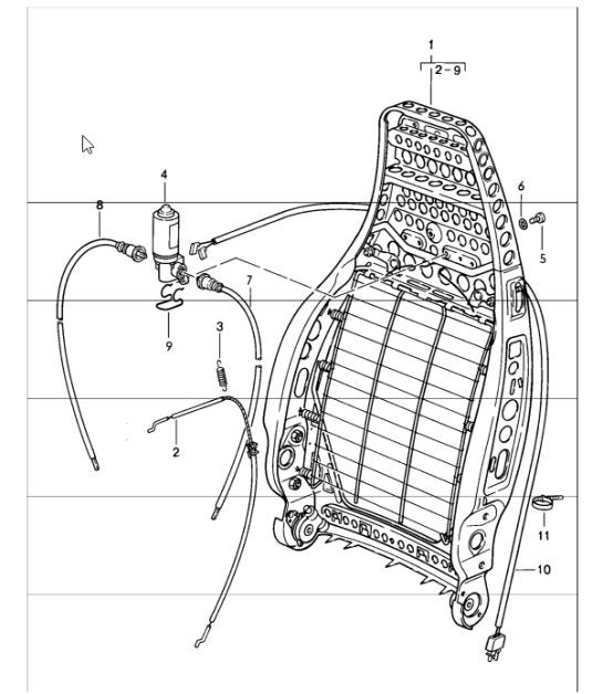 Diagram 808-24 Porsche Cayman 987C/981C (2005-2016) Body
