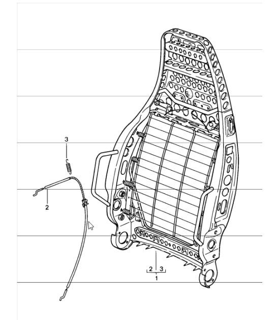 Diagram 808-34 Porsche 996 C4 3.4L 1997-08/01 Body
