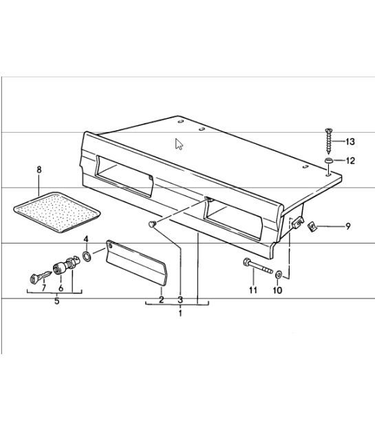 Diagram 808-60 Porsche 996 C4 3.6L 09/01-2005 Carrocería