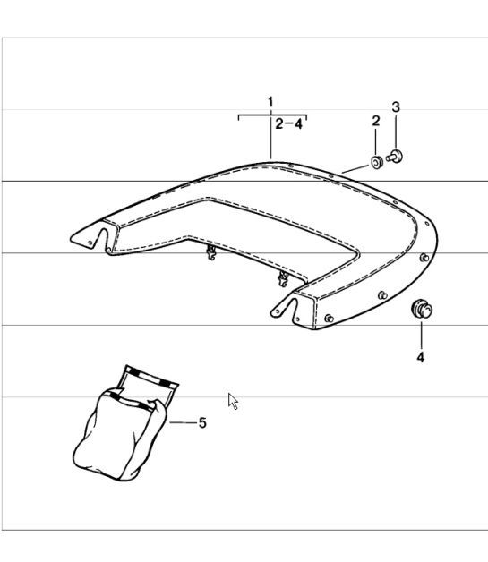 Diagram 811-16 Porsche Cayman 987C/981C (2005-2016) Carrosserie