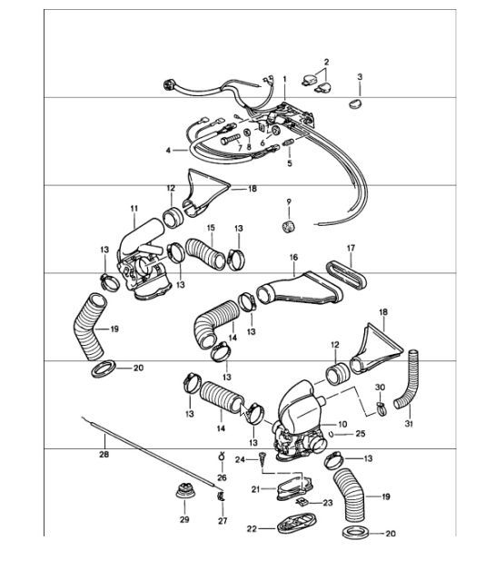 Diagram 813-01 Porsche Macan GTS Gasolina 3.0L V6 360 CV Carrocería