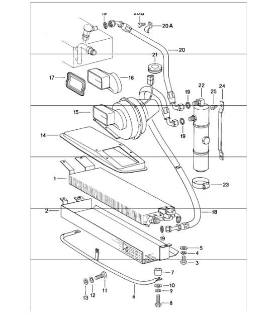 Diagram 813-45 Porsche 911/912 (1965-1989) Carrosserie