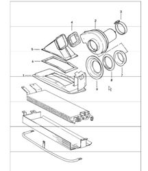 Lüfter vorne Rechtslenker 911 M573 1984-86