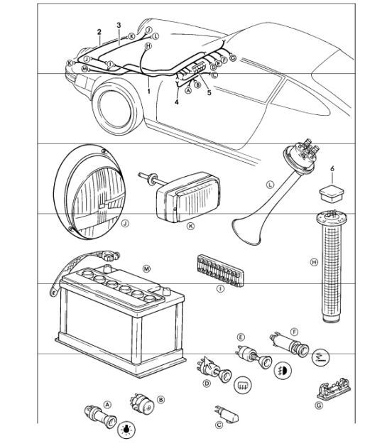Diagram 902-12 Porsche 卡宴 E-Hybrid V6 3.0 升 V6 340 马力 