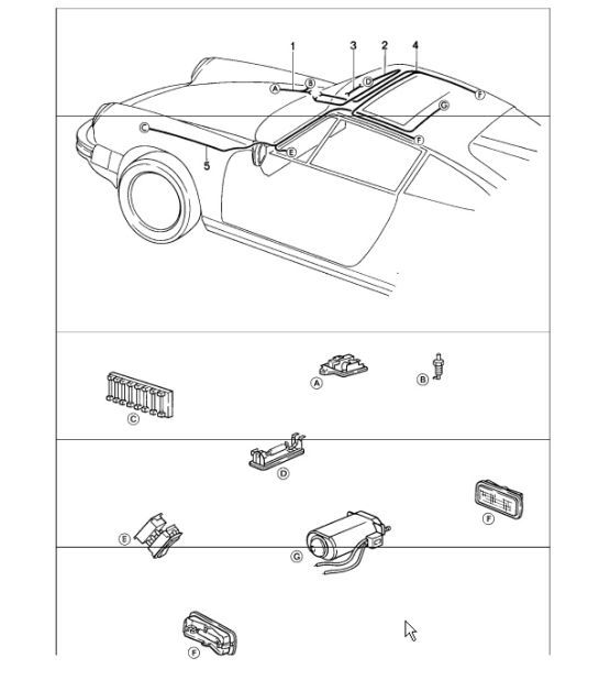 Diagram 902-14 Porsche Cayman 718 (982) 2017>> Équipement électrique