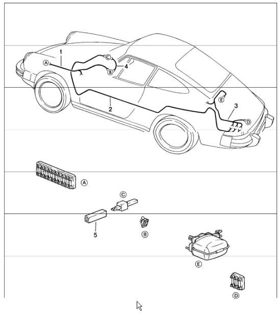 Diagram 902-17 Porsche 卡宴 3.6L 2007>> 电子设备