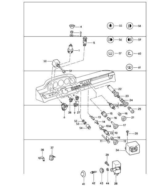 Diagram 903-05 Porsche Boxster 981 2.7L 2012-16 电子设备