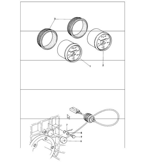 Diagram 906-05 Porsche Cayenne E-Híbrido V6 3.0L V6 340 CV 