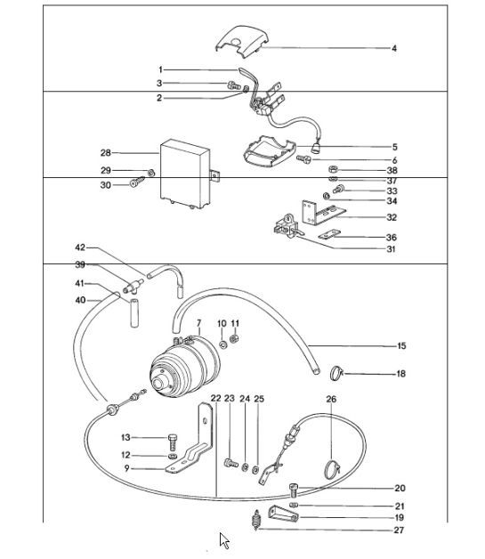 Diagram 907-00 Porsche 911/912 (1965-1989) Equipo eléctrico
