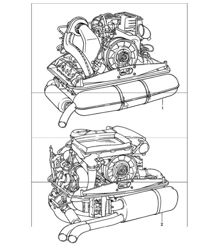 replacement engine ready for installation 911 1987-89