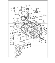 crankcase right 911 1987-89
