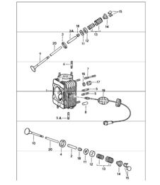 cylinder head 911 1987-89