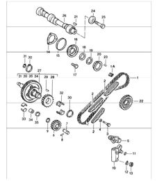 valve control right 911 1987-89